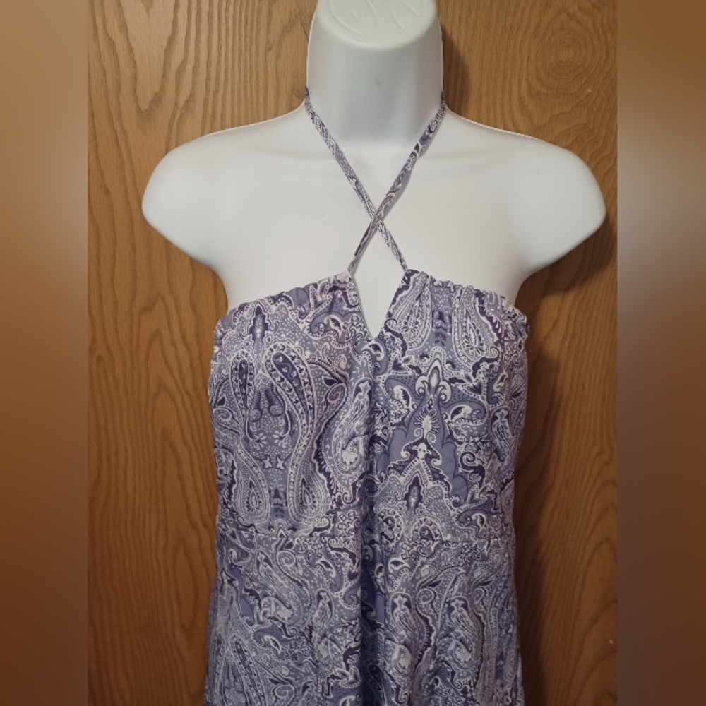 NWOT Paisley print halter maxi dress size 10 - Picture 6 of 13